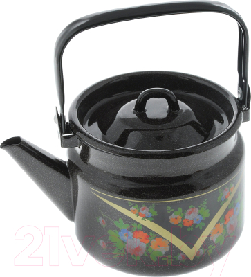 Чайник Лысьвенские эмали Красава С-2710П2/4Рк - фото