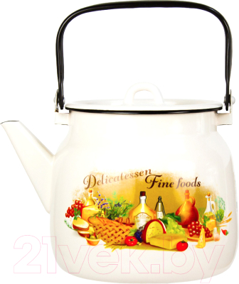 Чайник Лысьвенские эмали Италия С-2713/4ЖмРч - фото