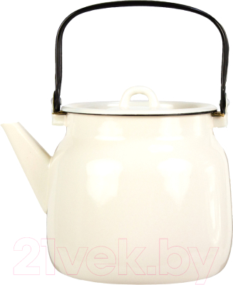 Чайник Лысьвенские эмали Жемчужная С-2713/ЖмРч - фото