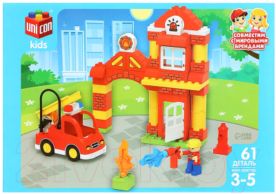 Конструктор Unicon Пожарная станция / 9468369
