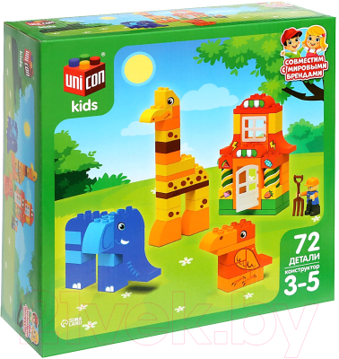 Конструктор Unicon Зверята / 9468365 - фото