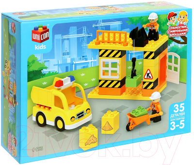 Конструктор Unicon Стройплощадка маленькая / 9468371 - фото