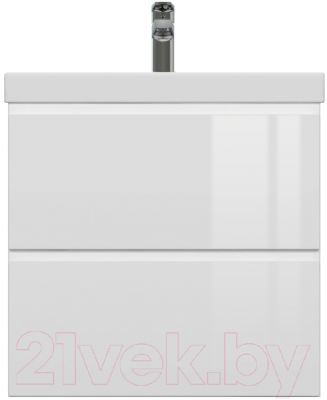 Тумба с умывальником Cersanit Moduo 60 + AM.PM Gem F90A02100