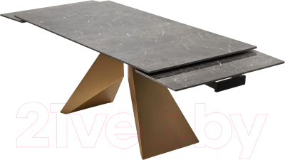 Обеденный стол M-City Ales 180 / 614M05288 (керамика/бронзовый)