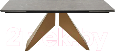 Обеденный стол M-City Ales 180 / 614M05288 (керамика/бронзовый)