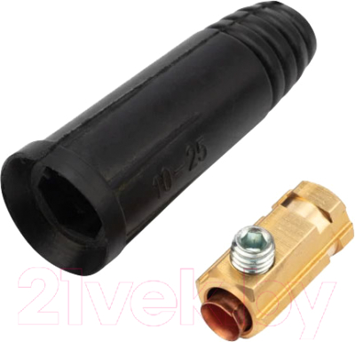 Вилка кабельная для сварочного аппарата Rexant СКР 10-25 / 16-0883 - фото