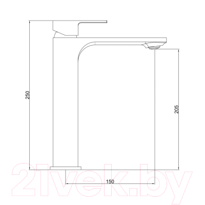 Смеситель Gross Aqua Edge 6125880C
