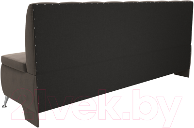 Скамья кухонная мягкая Лига Диванов Кантри / 106827 (велюр коричневый)