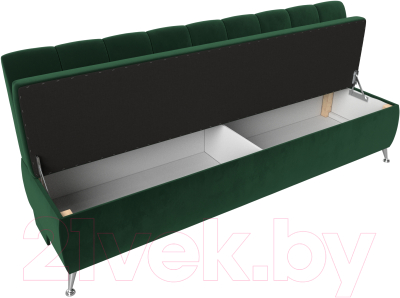 Скамья кухонная мягкая Лига Диванов Кантри / 106829 (велюр зеленый)