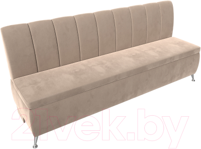 Скамья кухонная мягкая Лига Диванов Кантри / 106830 (велюр бежевый)
