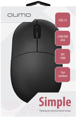 Мышь Qumo Simple Office M92 / Q42231