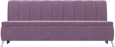 Скамья кухонная мягкая Лига Диванов Кантри / 113369 (микровельвет сиреневый)