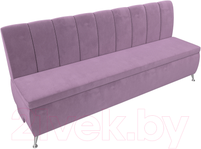 Скамья кухонная мягкая Лига Диванов Кантри / 113369 (микровельвет сиреневый)
