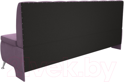 Скамья кухонная мягкая Лига Диванов Кантри / 113369 (микровельвет сиреневый)