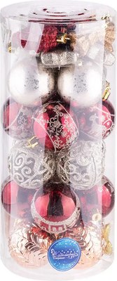 Набор шаров новогодних Волшебная страна SYQB2-0123066 / 106341 - фото