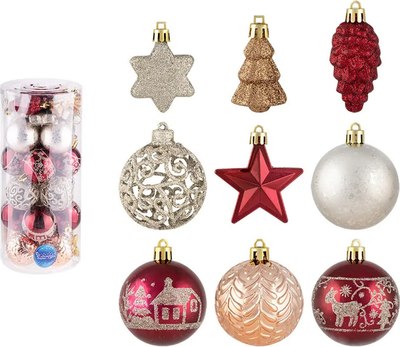 Набор шаров новогодних Волшебная страна SYQB2-0123066 / 106341