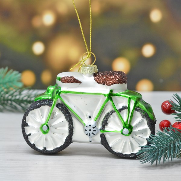 Елочная игрушка Волшебная страна Велосипед 106239