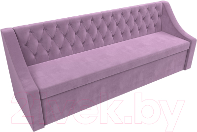 Скамья кухонная мягкая Лига Диванов Мерлин / 109416 (микровельвет сиреневый)