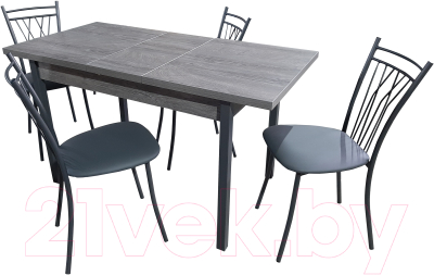 Обеденный стол Древпром М65 Денвер ДП1-01-06 68x110-140