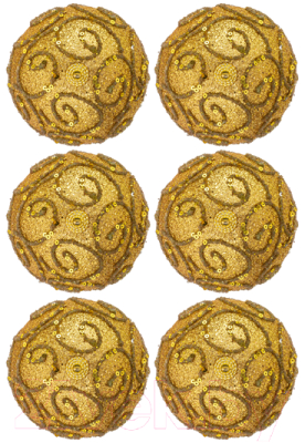 Набор шаров новогодних Elan Gallery Вензеля / 970115