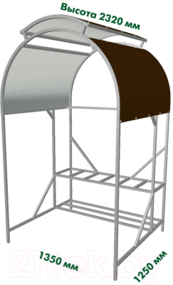 Навес для мангала ИМпласт 15159 (с покрытием)