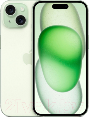 Смартфон Apple iPhone 15 128GB A3090 / A3089 (зеленый) - фото