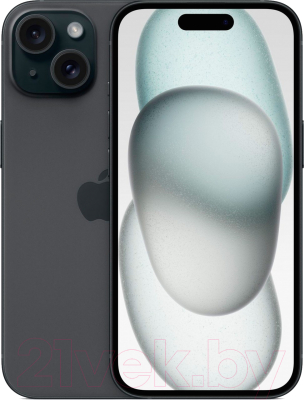 Смартфон Apple iPhone 15 256GB A3090 / A3089 (черный) - фото