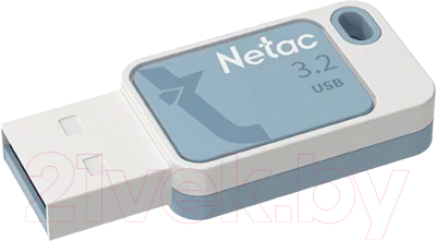 Usb flash накопитель Netac UA31 USB2.0 Flash Drive 64GB Blue (NT03UA31N-064G-20BL) - фото