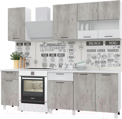 Кухонный гарнитур Горизонт Мебель Trend 1700 - фото