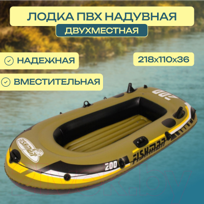 Надувная лодка Jilong Fishman 200 Set / JL007207-1N