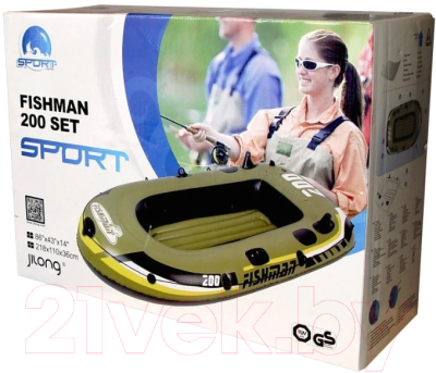 Надувная лодка Jilong Fishman 200 Set / JL007207-1N