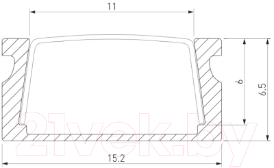 Профиль для светодиодной ленты Elektrostandard LL-2-ALP006