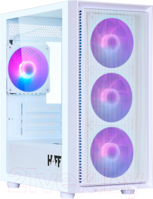 Корпус для компьютера HAFF Flash White - фото