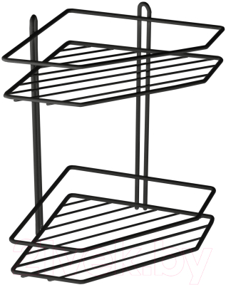 Полка для ванной AKS Classic угловая 2-ярусная - фото