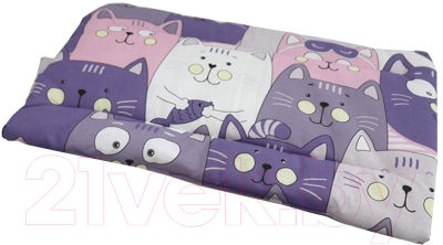 Матрас для животных Кот и Пёс Фунтик №1 (фиолетовый) - фото