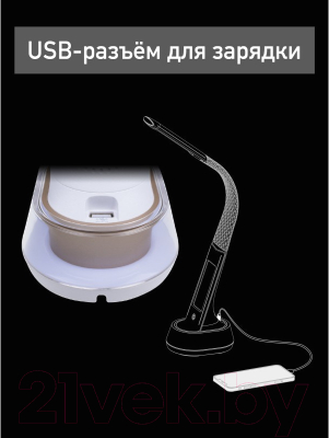 Настольная лампа Dendy 530-DL White Snake+RGB