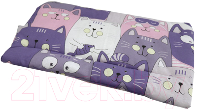Матрас для животных Кот и Пёс Фунтик №2 (фиолетовый) - фото