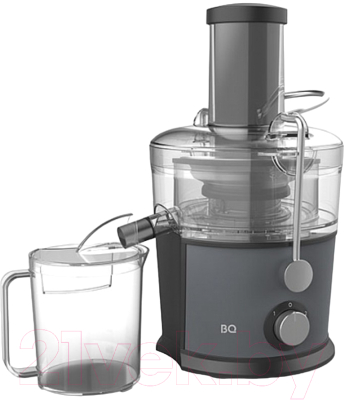 Соковыжималка электрическая BQ J1008 (серый/черный) - фото