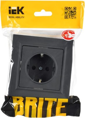 Розетка IEK Brite BR-R14-16-K53-F
