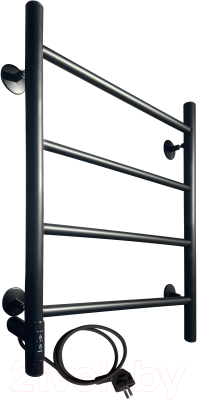 Полотенцесушитель электрический Ростела Виктория 50x60/4 (с диммером, левый Ral 9005) - фото