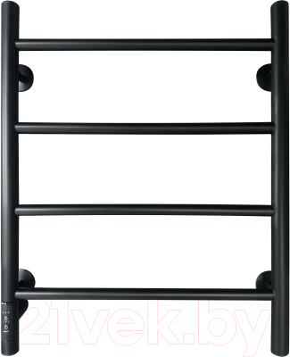 Полотенцесушитель электрический Ростела Виктория 50x60/4 (с диммером, левый Ral 9005)