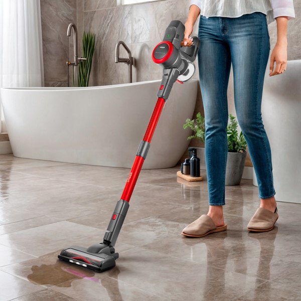 Вертикальный пылесос Kitfort KT-5175-2 (красный)