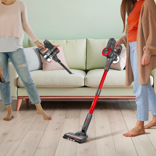 Вертикальный пылесос Kitfort KT-5175-2 (красный)