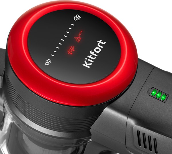 Вертикальный пылесос Kitfort KT-5175-2 (красный)
