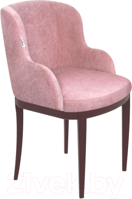 Стул Sheffilton SHT-ST39/S39 (пыльная роза/орех европейский) - фото