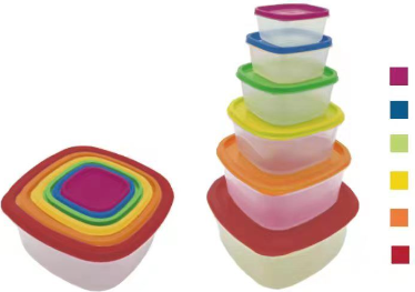 Набор контейнеров для хранения Miniso Rainbow Series / 5310