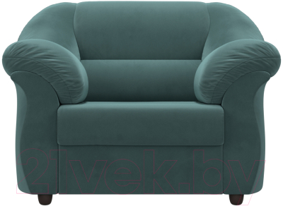 Кресло мягкое Лига Диванов Карнелла / 109607 (велюр бирюзовый)
