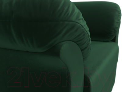 Кресло мягкое Лига Диванов Карнелла / 109608 (велюр зеленый)