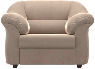Кресло мягкое Лига Диванов Карнелла / 109609 (велюр бежевый)