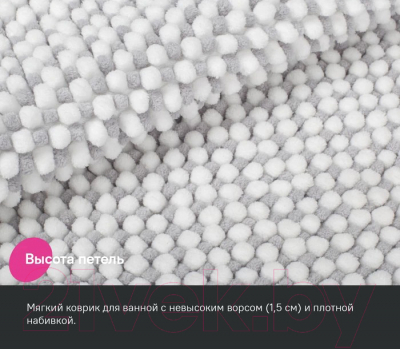 Коврик для ванной IDDIS BC01P58i12